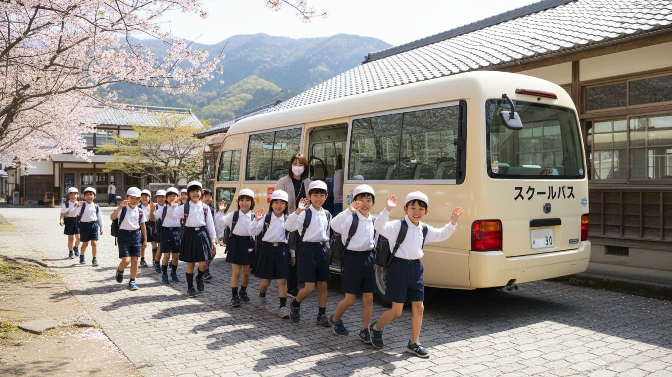 スクールバス送迎